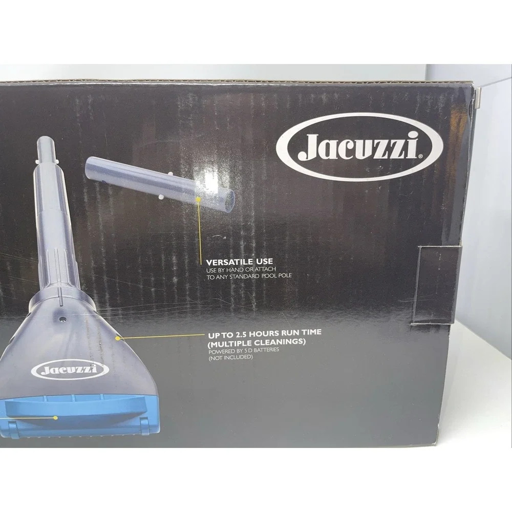 Jacuzzi JPV100 Professional Grade Pool and Spa Vacuum Cordless Cleaner NIB‎